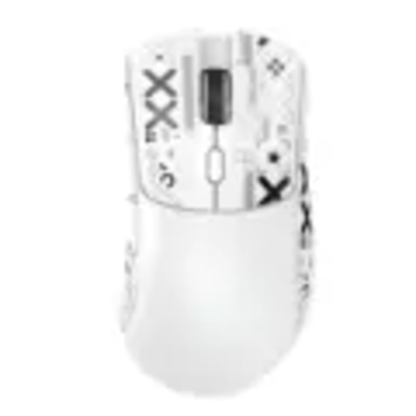 Attack Shark R1 1000Hz Bluetooth-mus, 18000 dpi, PAW3311, Tri-mode-anslutning, makrospelmus White