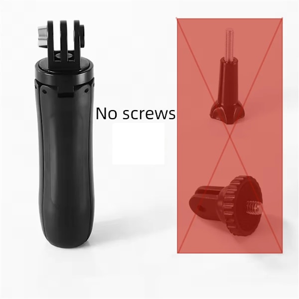 FANGTUOSI Utdragbar Selfiestick Portabel Vlog Tripod Stativ Mini Handgrepp För  13 12 11 10 9 Insta360 X4 X3 DJI Action 5 Pro 4 No screws