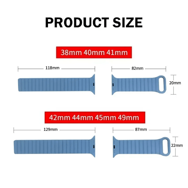 Magnetisk Rem För Apple Klocka Band 45Mm 38Mm 49Mm 40Mm 42Mm 41Mm Silikone Sport Armband Iwatch Serie Ultra 9 6 5 7 8 Se 44Mm 8 black wine red 42mm 44mm 45mm 49mm