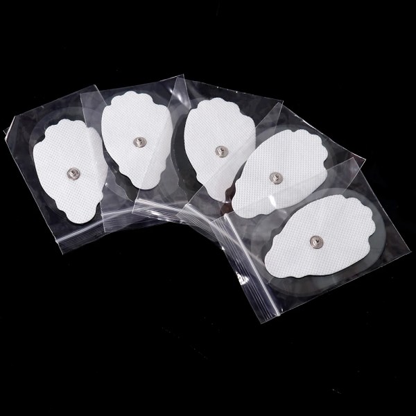 10/20ST Elektrodkuddar Gel För tiotals Akupunktur Fysioterapi Maskin Bantning Pulse Ems Muskelstimulator Massager Sticker 5x5cm 10pcs