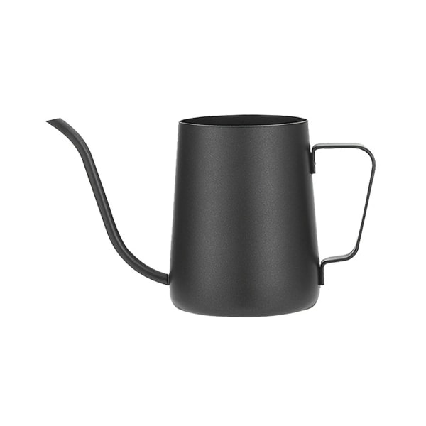 Tasse à lait en acier inoxidable 304, pot à café infusé à la main, pot à face, outils à café, accessoarer à café, 350 ml, 600ml, 1 st. 250ml Black Coating