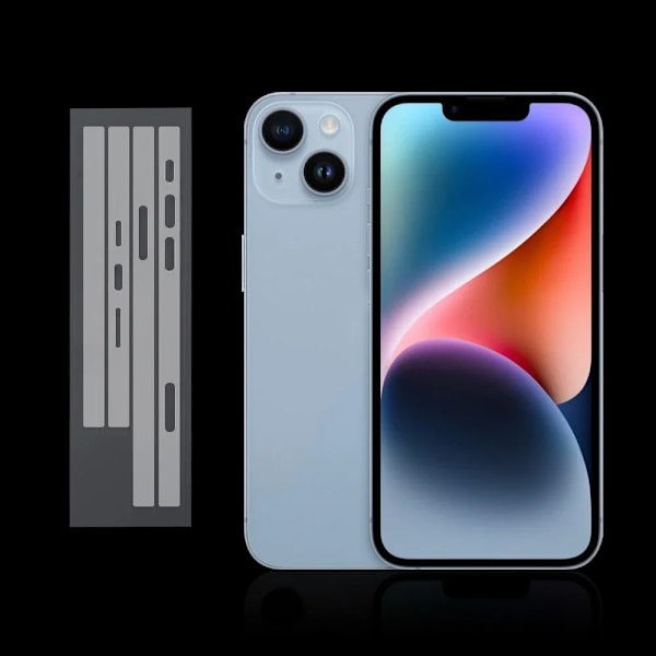 Hydrogelfilm för Iphone 15 Pro Max Plus Ram Full Cover Film Anti-repa Skyddsfilm för Iphone 15pro Max Kantdekal For iPhone 15Plus 3 Sets