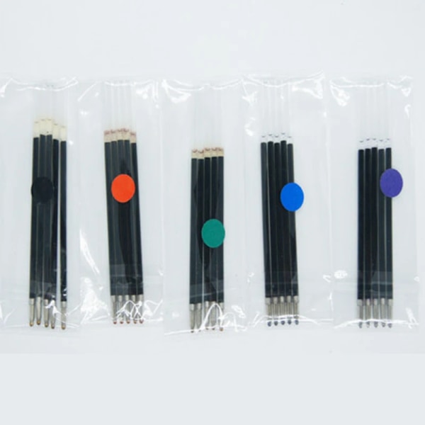 6 i 1 flerfärgade kulspetspennor 5 färger kulspetspenna 1 automatisk penna med suddgummi för skolans kontorsskrivmaterial Brevpapper Green