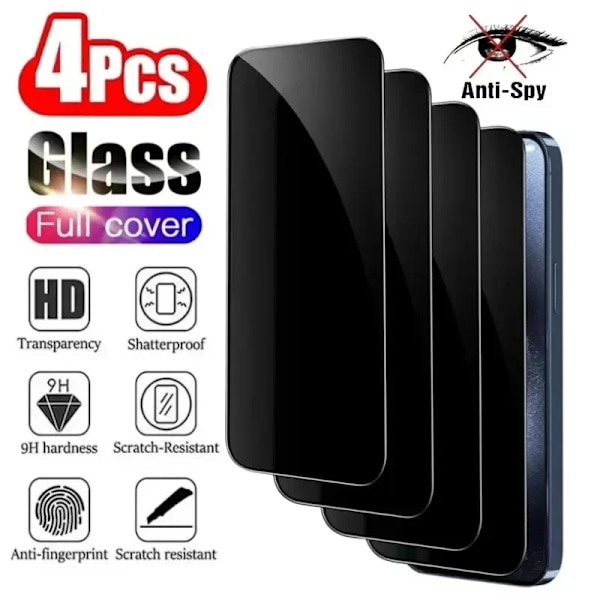 Sekretess Skärmskydd för Samsung S24 Ultra S23 S22 Plus S21 S20 FE S10e A55 A54 A53 5G A35 A34 A33 A15 A14 A13 Antispy Glas Samsung A54 5G Privacy