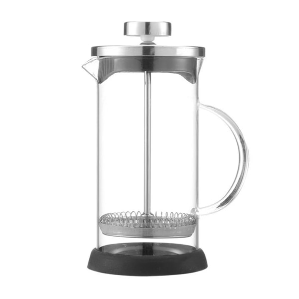 Cafetière à Pression Française Multifonctionnelle avec Filtre, Jolie çon à Main, Degré de Chaleur, Verre Borosilicate, Brassage, Thé, Lait 600ml