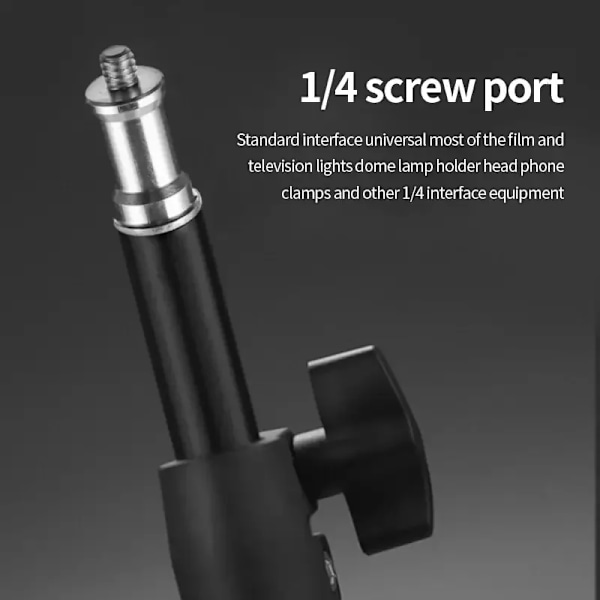 Projektorfäste Resestativ Högtalarstativ Utdragbart 110cm 160cm Tillbehör Fäste Kulhuvud för Laptop DSLR Kamera Utomhus 110cm