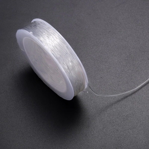 0,5-1,0 mm Elastisk sladd Beading Tråd Stretch String Fiber Crafting Line För smyckestillverkning DIY Seed Beads Pony Beads Armband 0.8mm-100M