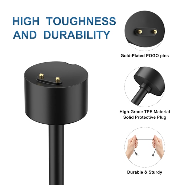 Magnetisk laddare för Xiaomi Mi Band 5 6 7 8 USB-laddningskabel Docka för Xiaomi Miband 8 7 6 5 Laddningssladd Tillbehör For Miband 8