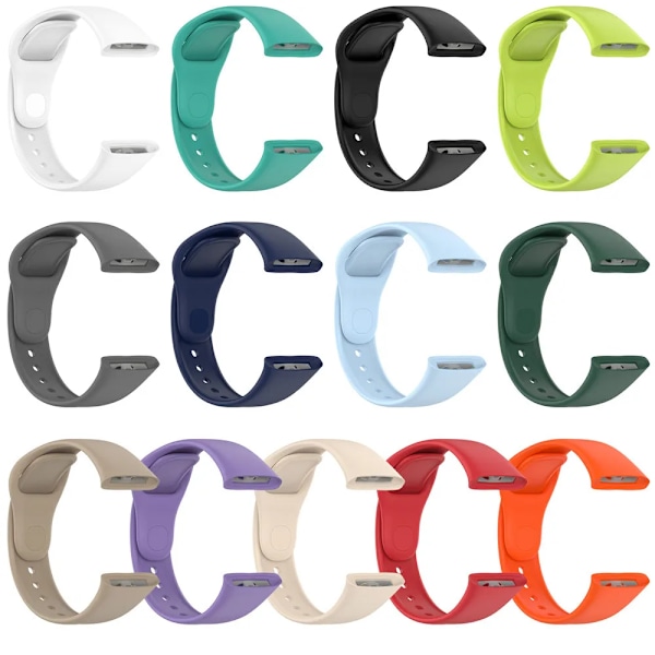 Silikonarmband för Redmi Watch 3 Active Lite Ersättningsarmband Armbandsur för Xiaomi Mi Watch Lite med Skärmskydd Lvory-PET Redmi Watch 3