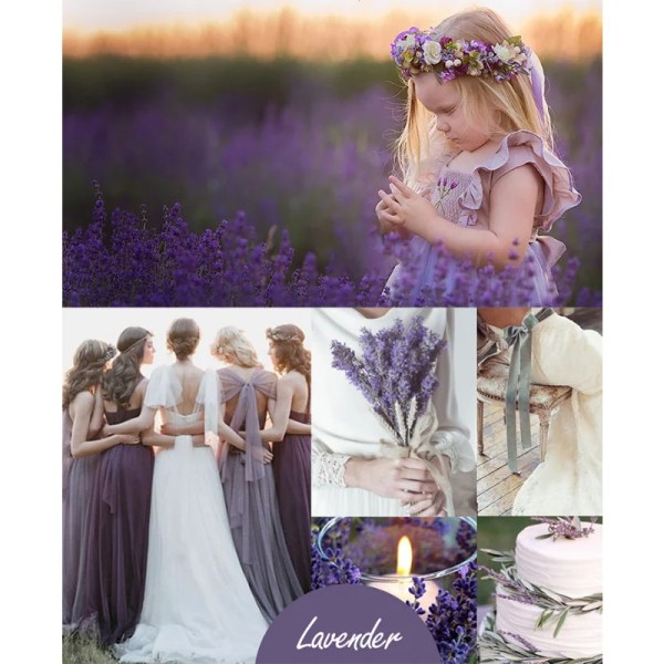 6 st/lot naturliga lavendelknopppåsar Torkade blompåsepåse Aromatisk hushållsgarderob Billavendelluftfräschare Lavender Lavender