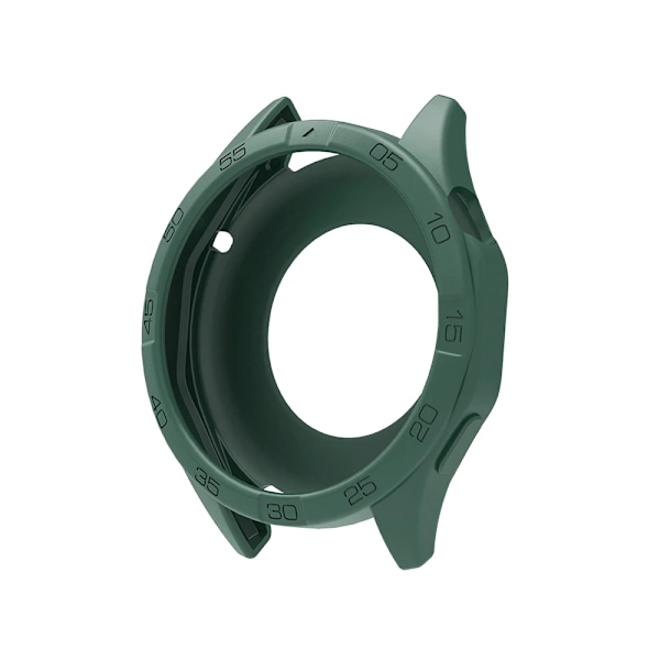 Silikonarmband för Huawei Watch GT4 GT5 46mm Ersättningsarmband + Skyddsfodral Dark Green Huawei GT4 GT5 46mm