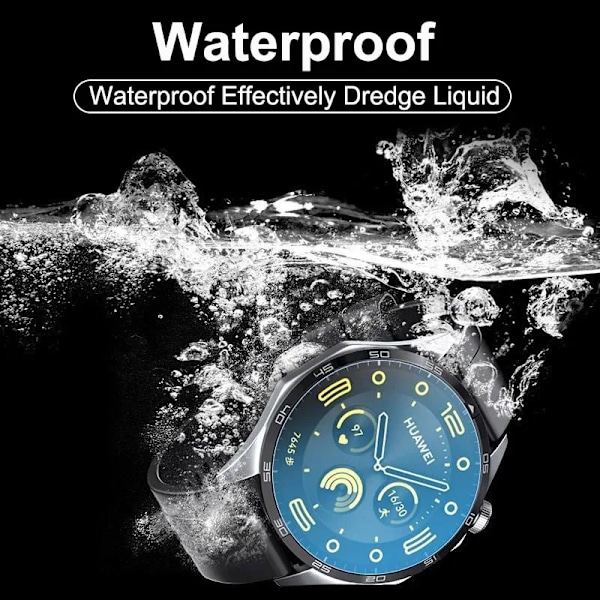 Härdat Glas Film För Huawei Watch GT 4 41mm 46mm Snabb Installation Skärmskydd Full Täckning Huawei GT4 Tillbehör 2 Pcs For GT 4 41mm