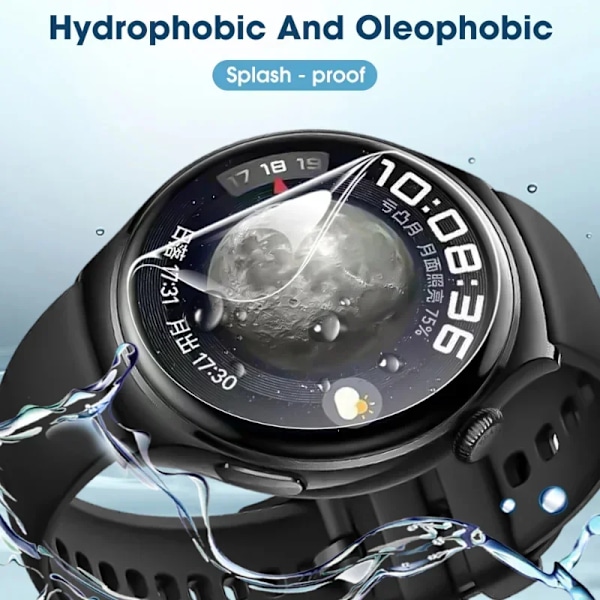 Skärmskydd för Huawei Watch GT4/GT5 41mm 46mm Smartwatch Hydrogel Film för Huawei Watch GT3/GT5 Pro 42mm 46mm Ej Glas For GT5 41mm 3PCS