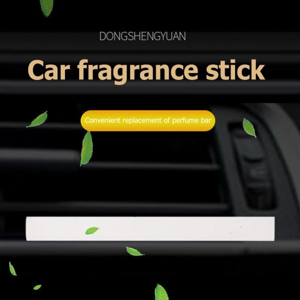 1-20 st Car Air Vent Clip Freshener Parfym Dofter Refills Aroma Sticks Romantisk lavendel Cabello Osmanthus Parfym Stick Lemon