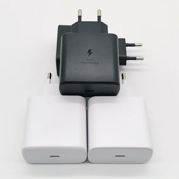 Samsung 45W Laddare Super Snabbladdningsadapter 1.8M Typ C För Galaxy S24 S23 S22 S21 S20 Note 20 Ultra 10 Z Flip Fold 6 5 4 3 2 White-Add 1.8M Cable