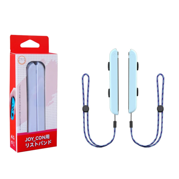 Switch handledsrem för Joy-Con Controller Tryck enkelt på SL/SR Nintend Switch Joy-Con handledsrem Videospel JoyCon tillbehör Blue