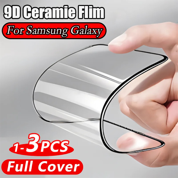 1-3 st Keramisk Film Full Täckning Skärmskydd För Samsung Galaxy S24 S23 S22 S21 S20 S10 Ultra Plus Skyddsfilm Ej Glas For Samsung S22 Plus 3PCS