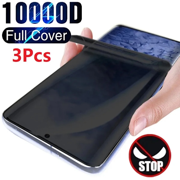 3-pack Anti-spion Hydrogel Film för Motorola Edge 50 30 Ultra Fusion Böjd för Moto X40 X30 S30 Pro Skärmskydd Moto X30 Pro 3Pcs