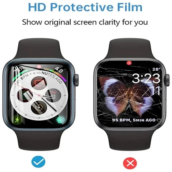 Skärmskyddsfilm för Apple Watch Series 10 46mm 42mm Mjuk TPU Hydrogel HD Klar Film för iWatch 10 42MM 46MM Tillbehör 1PCS Series 10 42MM