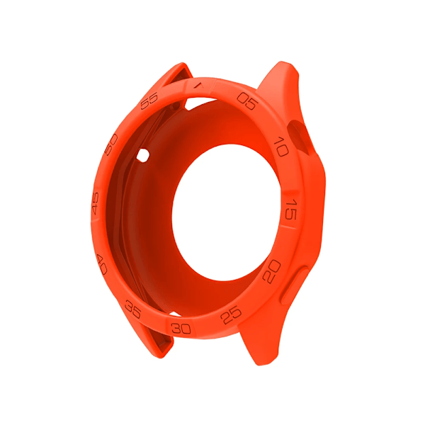 Silikonarmband för Huawei Watch GT4 GT5 46mm Ersättningsarmband + Skyddsfodral Orange Huawei GT4 GT5 46mm