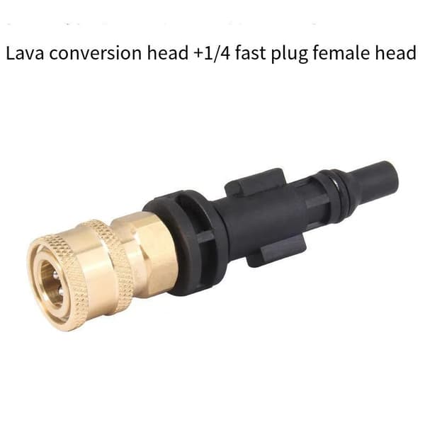 Biltvättpistol Skum Adapter 1/4 Snabb Anslut Kanon Huvud Högtryck Bil Bricka Tillbehör B