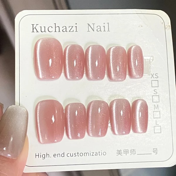 XEIJAYI Rosa Kattöga Gel Nagellack Keramisk Magnetisk Gel UV Semi-permanent Emaljer Lack Nagelmaterial För Professionella Gel GY132-4