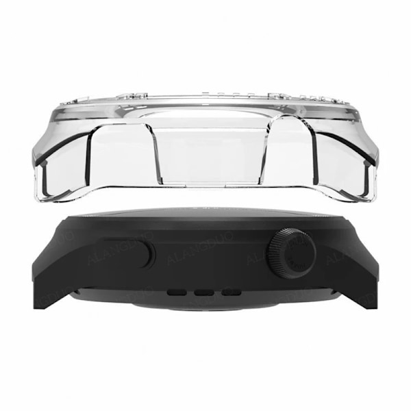 PC Fodral+9D Glas För Huawei Watch 4 Pro Fulltäckande Skärmskydd Hårt Skal För Huawei Watch 4Pro klocka 4 Fodral Tillbehör Green For Huawei Watch 4