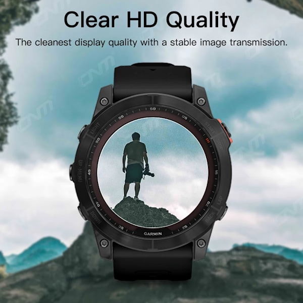 9H Härdat Glas För Garmin Fenix 8 7X 6X Pro 7 6 7S 6S 5 5S Solar AMOLED Skärmskydd Glas Anti-repor Film Tillbehör For Fenix 6 1 PCS