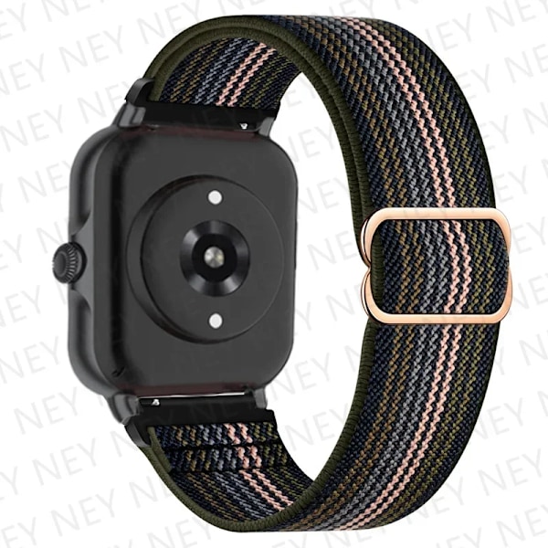 Glänsande elastiskt armband för Amazfit gts 4-3-2-2e-mini/bip-U-S-lite/Stratos 2 20mm/22mm band Böhmisk Pride armband gtr-4-3-3pro-2e tassel black 37 22mm watch band
