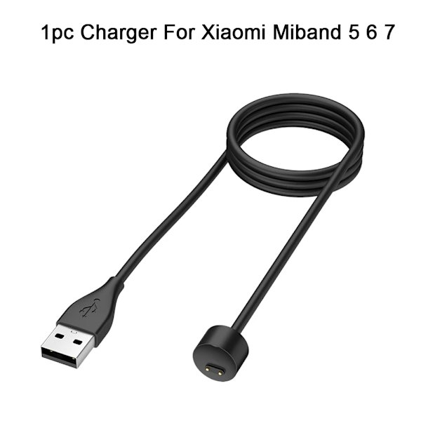 Magnetisk laddare för Xiaomi Mi Band 5 6 7 8 USB-laddningskabel Docka för Xiaomi Miband 8 7 6 5 Laddningssladd Tillbehör For Miband 5 6 7