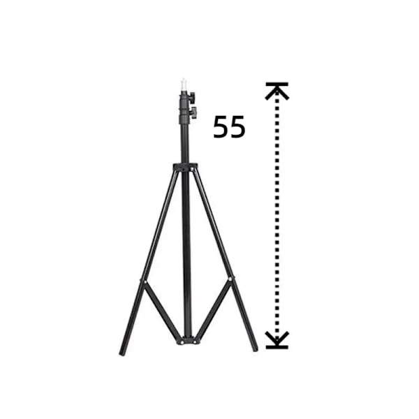 Universellt Stativ Stretchbart Aluminiumlegering Portabel Hållare Justerbar Höjd 55cm/160cm 55cm Tripod Only