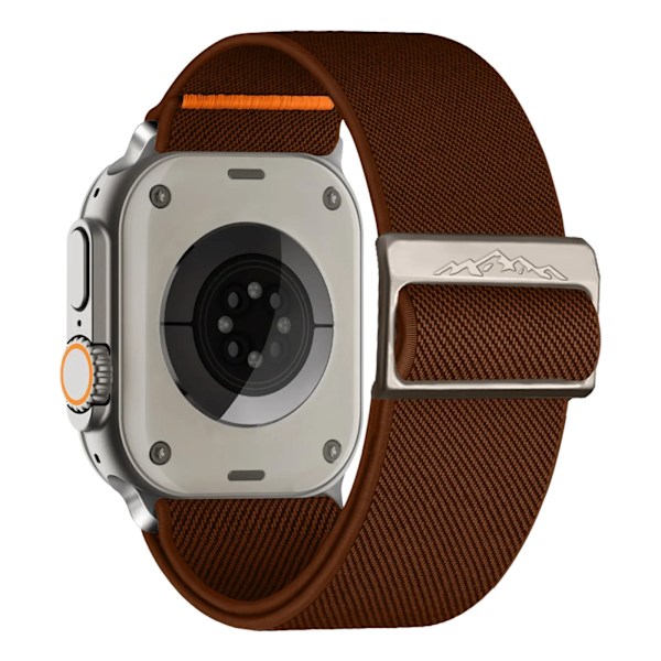 Nylon Rem För Apple Watch Band Iwatch Series 9 8 7 Se Ultra 2 Armband 44Mm 45Mm 49Mm 40Mm 41Mm Correa Tillbehör Till Klockbander Brown 38mm 40mm 41mm