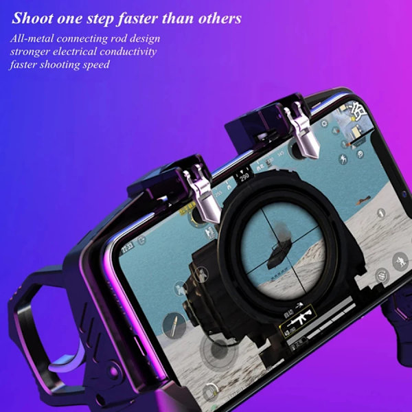 Trigger Free Fire PUBG Controller för mobiltelefon Gamepad Joystick Android iPhone Control Mobile Game Pad Pugb Smartphone Command Style B