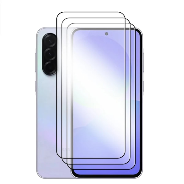 6-i-1 Glas för Samsung Galaxy A56 5G För Samsung Galaxy A06 A16 A26 A36 A56 Härdat Glas 2.5D Fulltäckande Lim Skärmskydd Only 3 Front Glass For A06 5G
