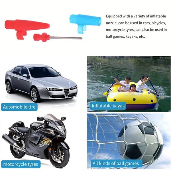 Däckpump 12V Bärbar Bil / Automatisk Elektrisk Pump Mini Luftkompressor / Tryckpump Uppblåsningsverktyg För Bil. black
