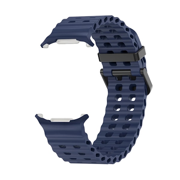 NYTT marint silikonarmband för Samsung watch ultra 47mm Armband utan glipor Sport tvåfärgat band för Galaxy 7 ultra klockarmband MU Galaxy Watch 7 Ultra