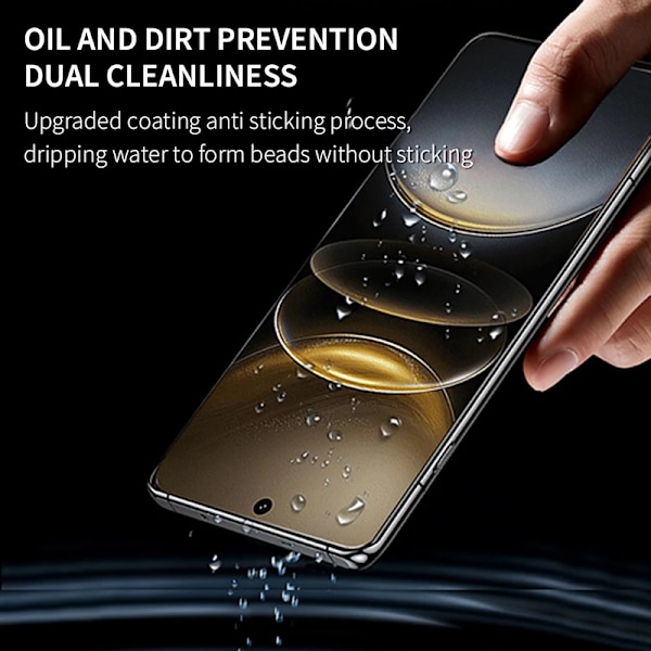 2-4 st Fullständigt Böjd Hydrogel Film för Vivo X100 Ultra X200 X100S X90S X90 X80 X70 Pro Plus Skärmskydd för V40e V30e V40 V30 Vivo X70 Pro Plus HD Hydrogel Film