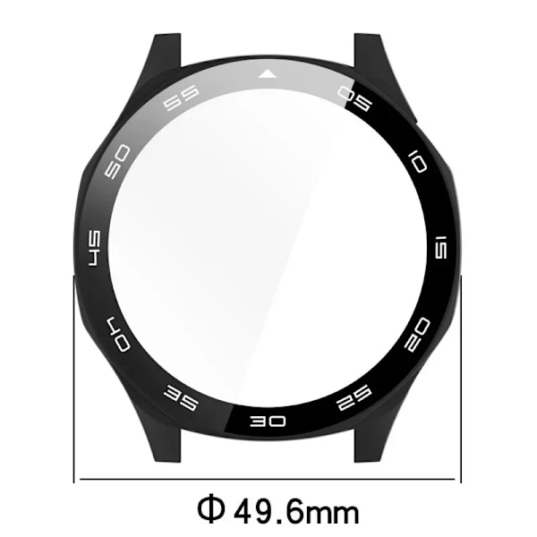 PC + Härdat Glas Skal För Huawei Watch GT5 46mm 41mm Fulltäckande Skärmskydd Stötfångare för Huawei Watch GT 5 Skalskydd green Huawei GT5 46mm