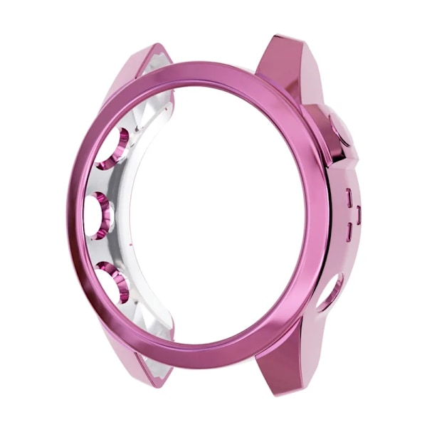 TPU Skyddsfodral för Garmin Fenix 7 7S 7X Smartklocka Klar Färgglad Mjukt Skydd Epix Pro 51mm 47mm 42mm Skal Pink Garmin fenix 7S