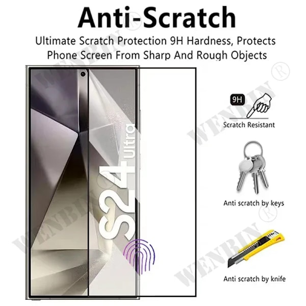 3 st Härdat Glas För Samsung Galaxy S25 S24 S23 S22 Ultra Plus FE A16 A35 A36 A55 A56 Skärmskydd Fullt Skyddande Glas Samsung Note20 Ultra 3 Pcs