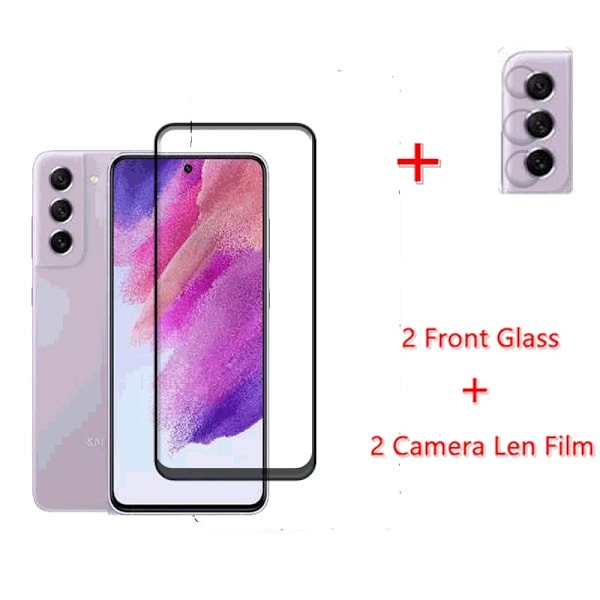 Härdat Glas för Samsung Galaxy S23 FE, Frontglas för Galaxy S23 S21 S22 FE 5G HD Film Skärm Kameraskydd Glas For Samsung S23 Jutst 2 Front Glass