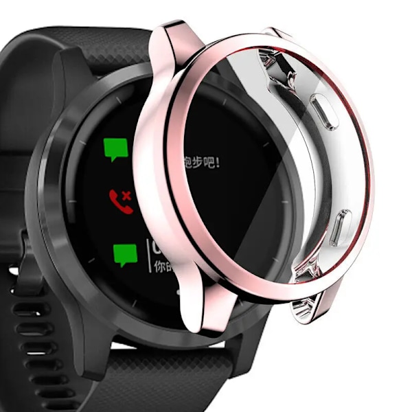 TPU Klockfodral För Garmin Vivoactive 4 4S Venu 2 2S Smart Klockskydd Skärmskydd Skal Skyddsram Stötfångare transparent For Vivoactive 4