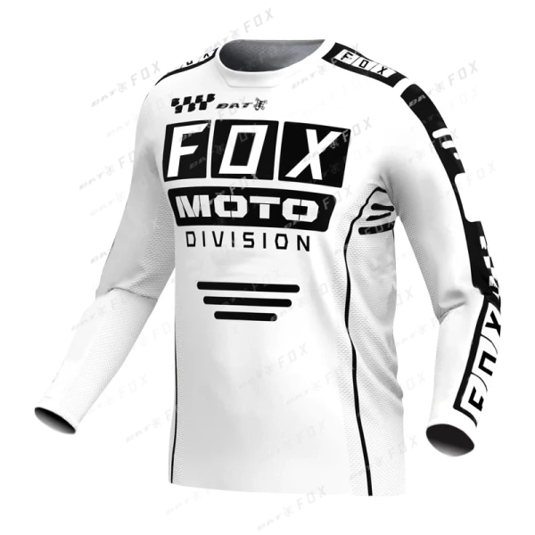 BAT FOX MTB-tröja mountainbike för herrar Camiseta Motocross T-shirt Quick-Dry Downhill Bike Jersey Maillot Ciclismo Hombre A-L555 S