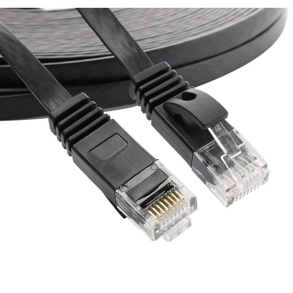 Kabel Ethernet LAN Cat6 CAT7 RJ45 för router d'ordinateur, patch UTP, 0,5m 1m 1,5m 2m 3m 5m 10m 15m 20m 25m 30m 15M CAT6 Black