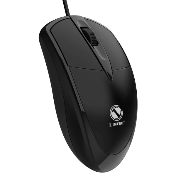 301 Wired Mouse Office Gaming Stationär dator Laptop Business Mus USB Optisk mus Black