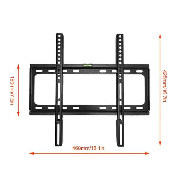 Universel TV Mur Support 60 Écrous Réglable Incliné Moniteur Support PC Écran Support invite ket For26-63Inch/32-65 pouces Mur Stand 32-65inch CHINA