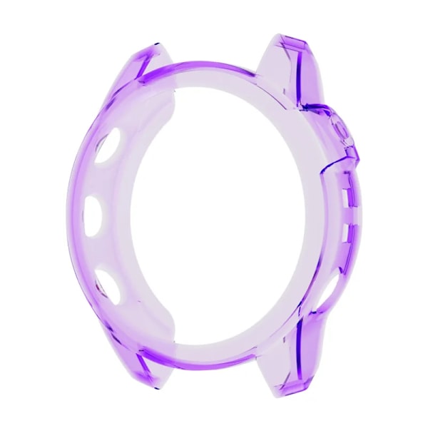 TPU Skyddsfodral för Garmin Fenix 7 7S 7X Smartklocka Klar Färgglad Mjukt Skydd Epix Pro 51mm 47mm 42mm Skal Tr-Purple Garmin fenix 7