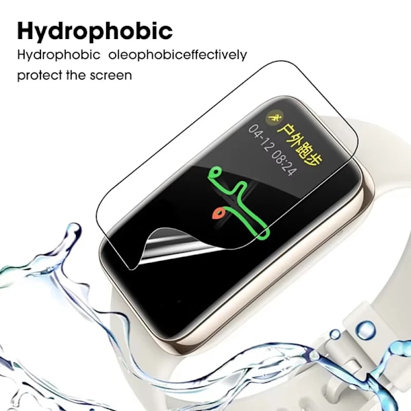 1-5ST Mjuk film för Xiaomi Mi Band 9 8 Active Tillbehör Böjd Kant Anti-repa Skärmskydd för Xiaomi Redmi band 3 2 2 Pcs For Mi Band 9 active