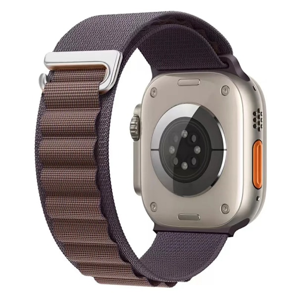 Alpine loop armband för Apple Watch rem 49mm 44mm 40mm 45mm 41mm 42mm 38mm 40 44 45 mm armband iWatch Ultra serie 7 6 5 3 se 8 Indigo 42 44 45 49mm