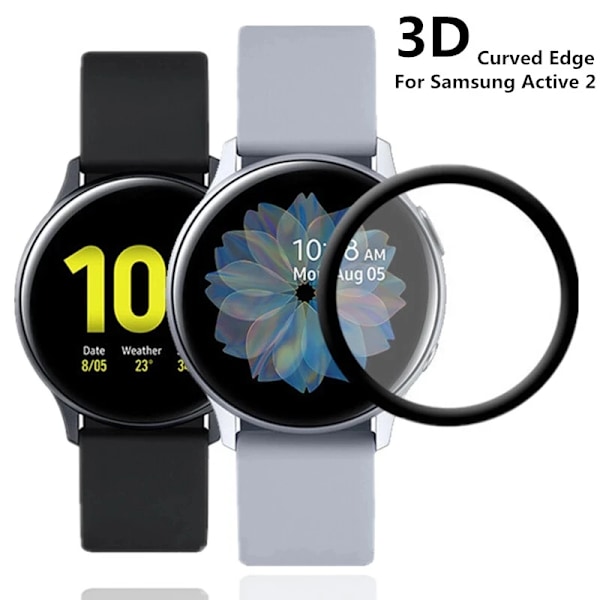 9D Skärmskydd med böjda kanter för Samsung Galaxy Watch 5 Pro 45mm Skyddsfilm för Galaxy Watch Active 4 2 40mm 44mm Film 5PCS Watch 5 40mm